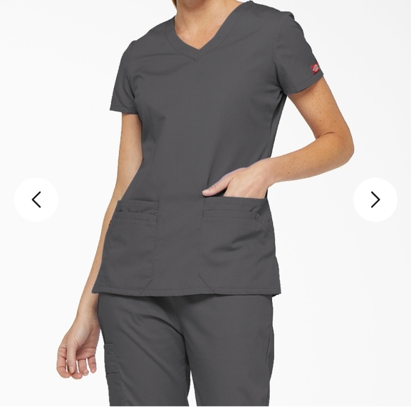 Dickies Charcoal Essential Scrub Set/Medium - Picture 1 of 14
